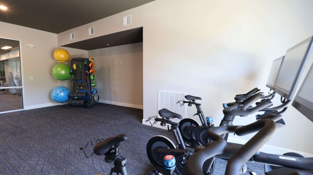 Wakefield Station Apartments - spin bikes